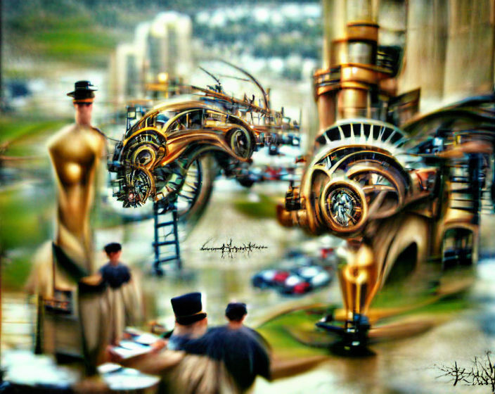 Perpetual Motion: Art Deco Steampunk Fusion