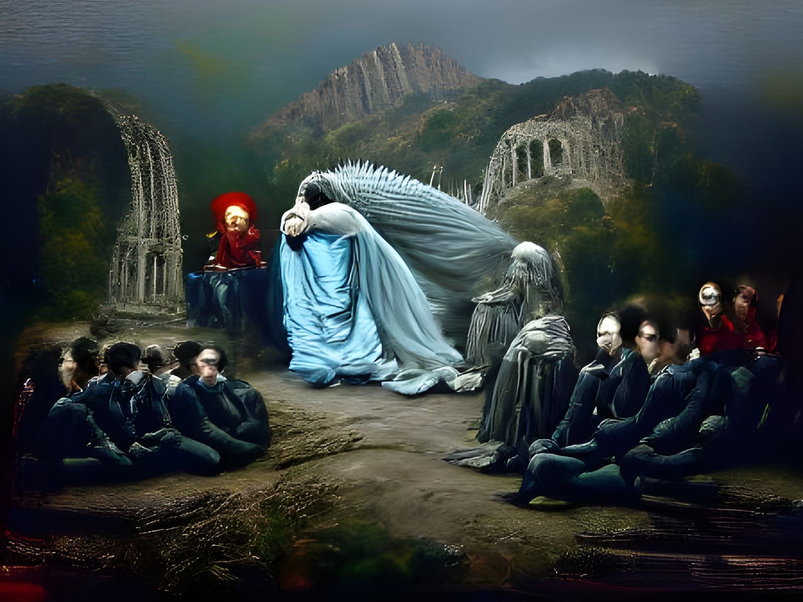 Sad Face Generated by AI