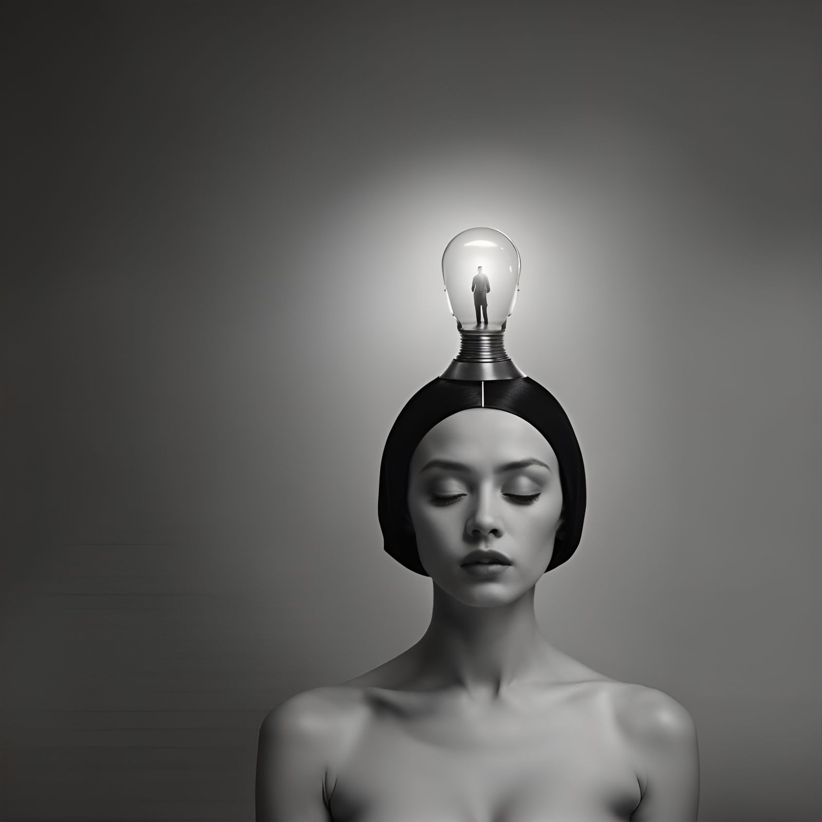 AI Enlightenment in Fine Art Photography Style