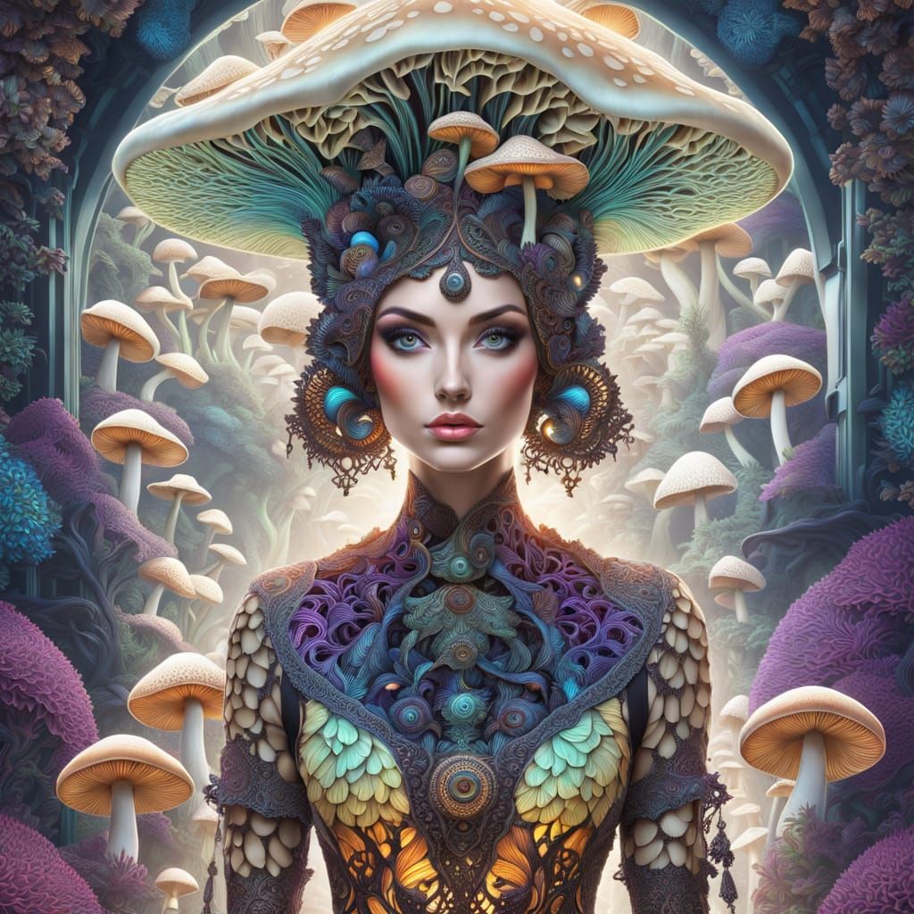 Fungi Girl 17990