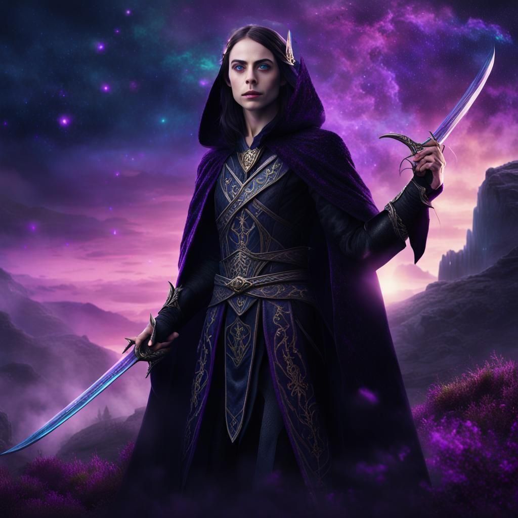 High Elf Portrait in Renaissance Fantasy Style