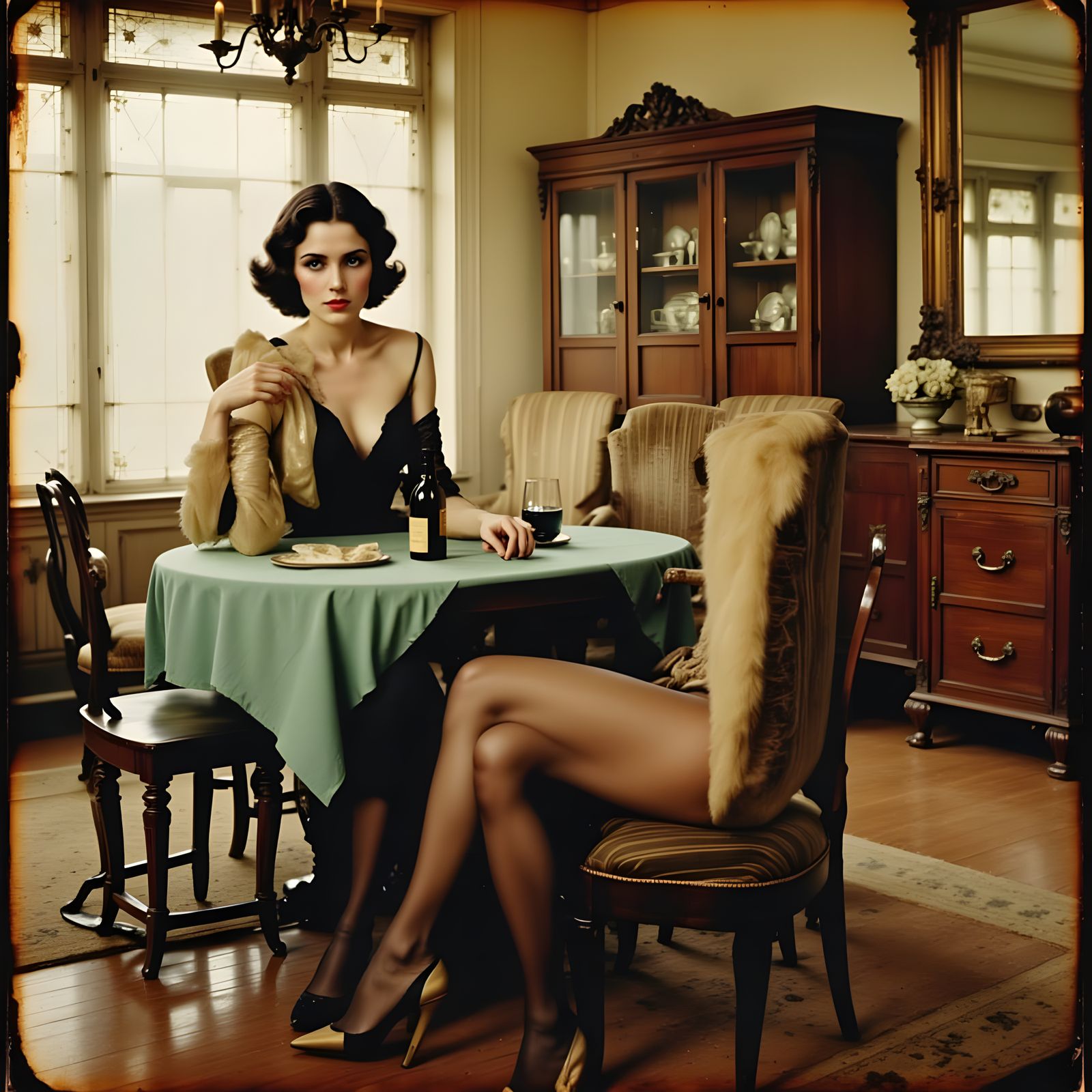 Elegant Dining Room in Natural Light