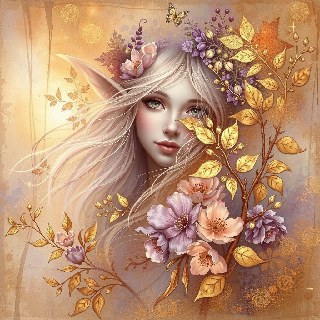 Sunny Radiant Light Illuminates the Scene in a Vibrant Aesth...