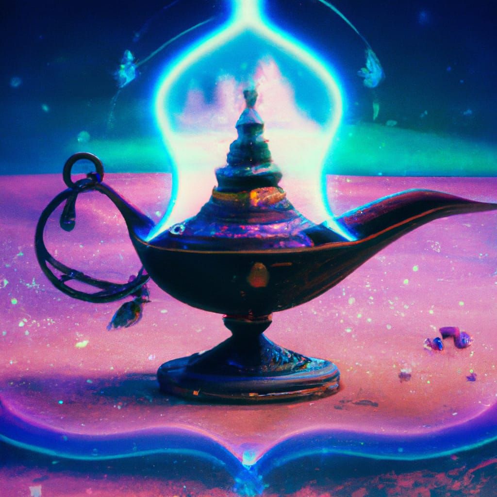 Aladdin's Lamp: Holographic Cosmic Illustration