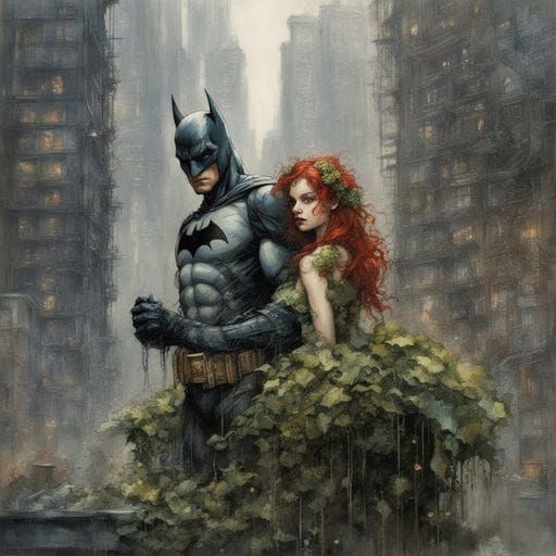 Batman and Poison Ivy Image