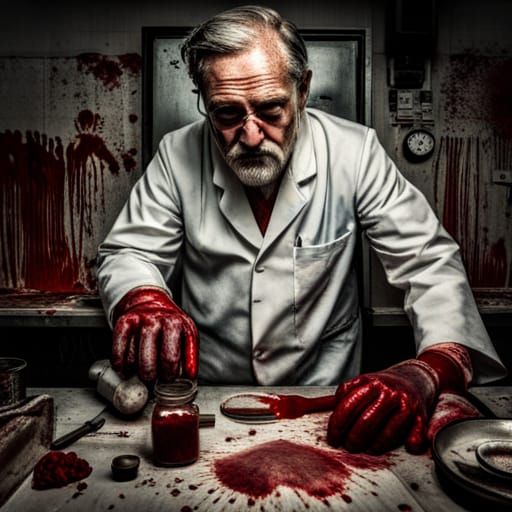 Demented Scientist's Horrific Body Dissection in Dark Hospit...