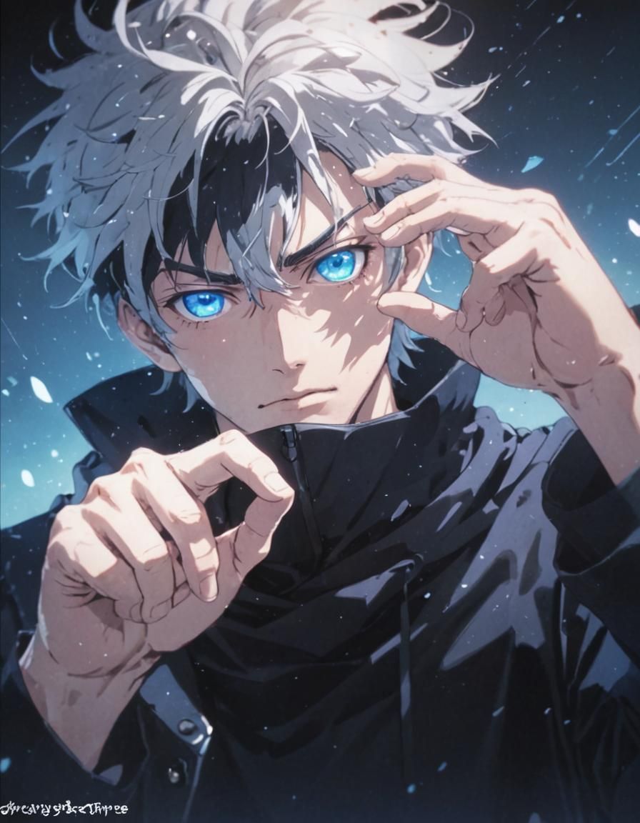 Anime Manga Scan: Cel-Shaded Male Character