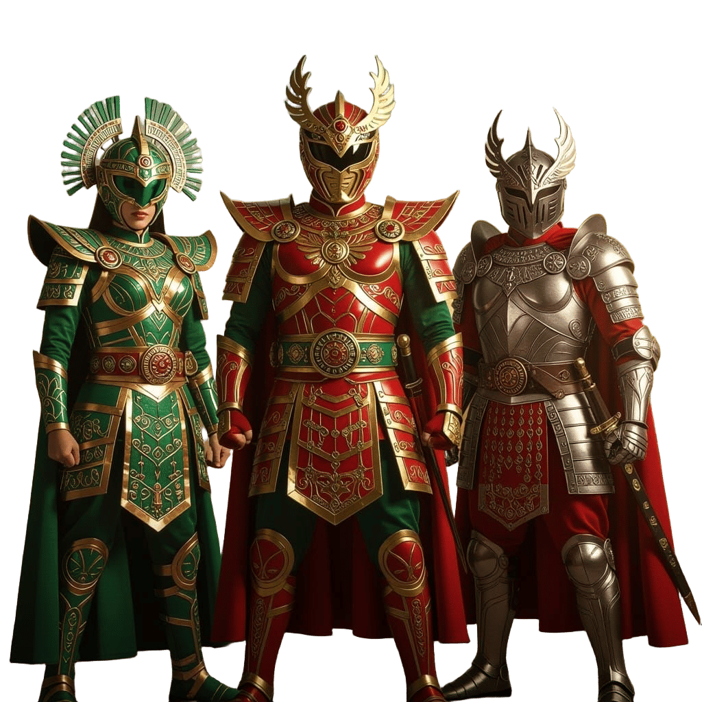 Heroes in Super Sentai and Kamen Rider Armor, Inspired by An...
