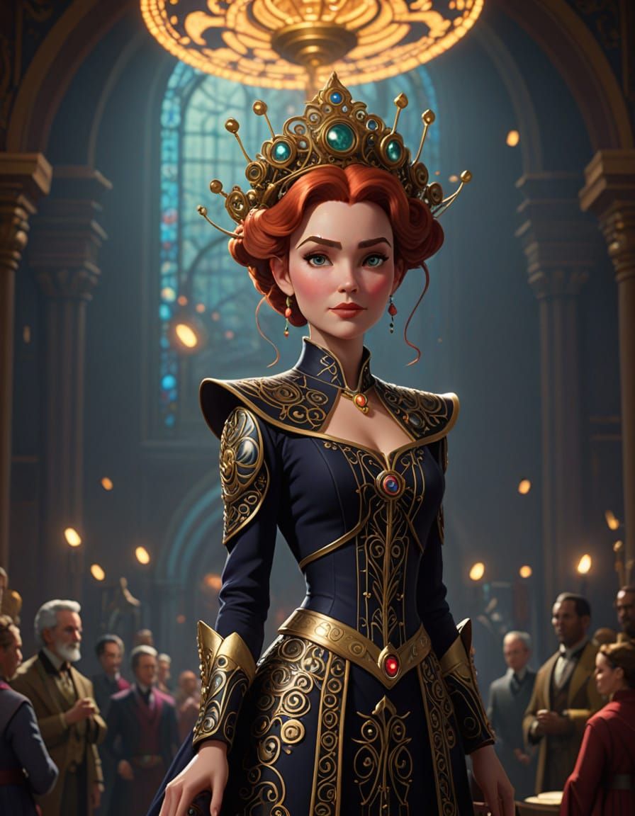 Satine Kryze Leads Council in Pixar Style
