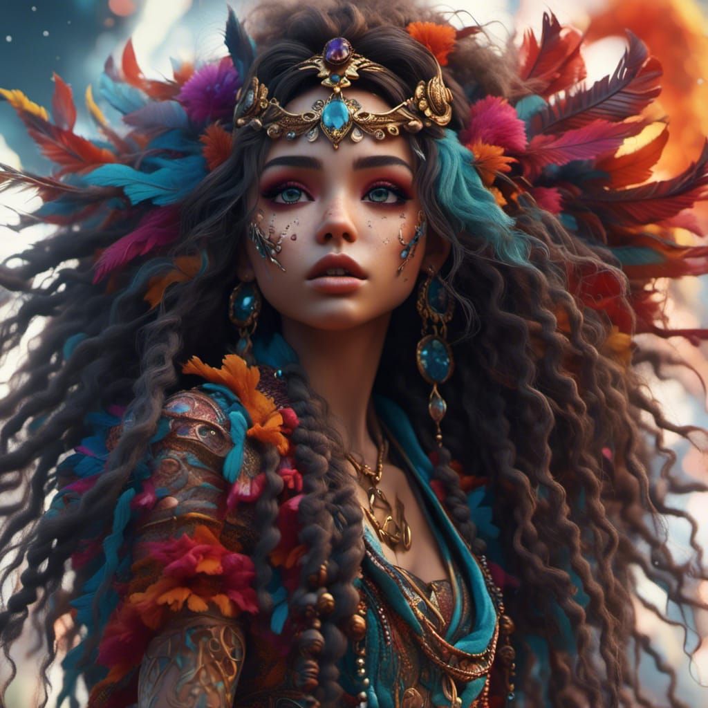 Edgy Street Dancer with Intricate Details