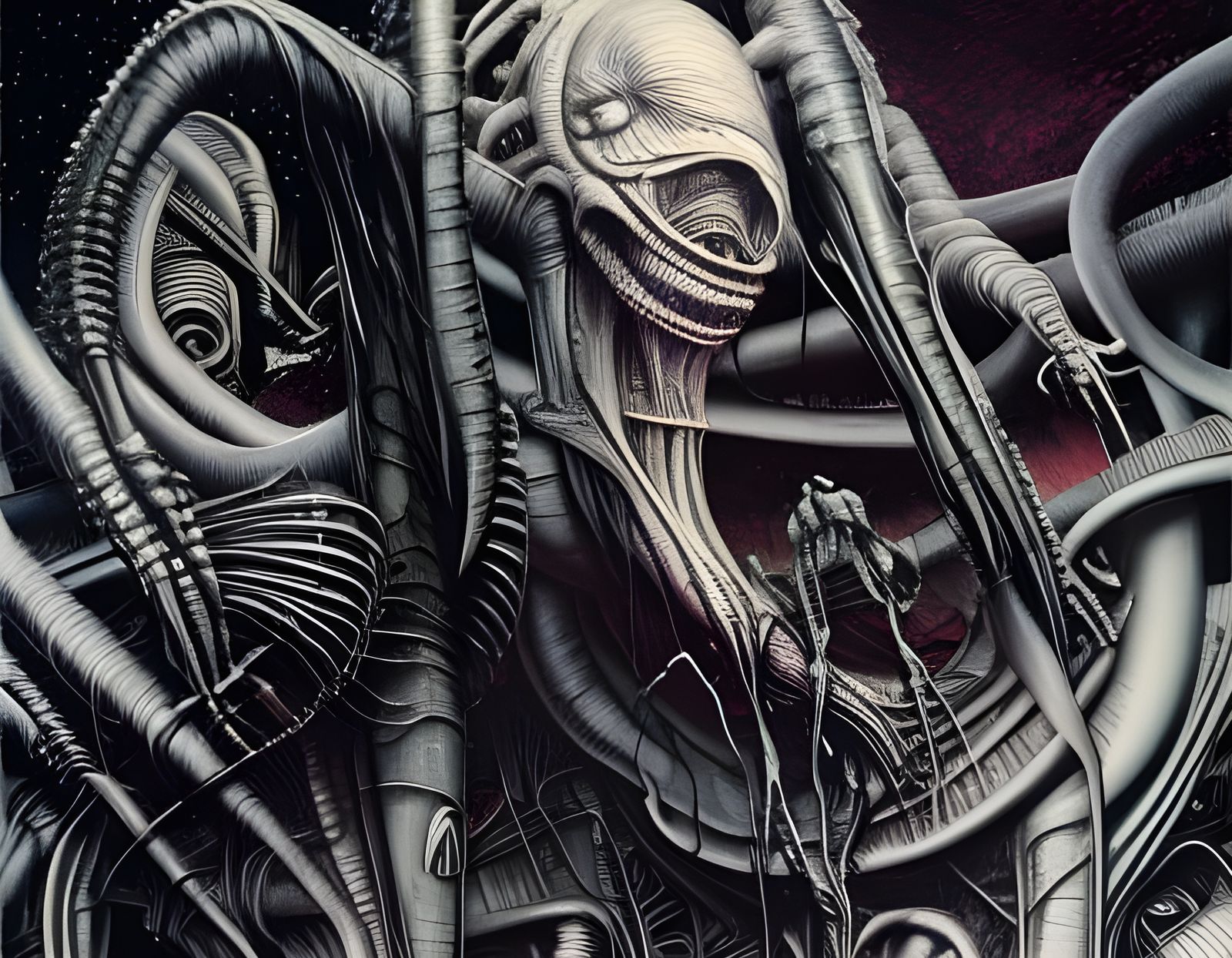 Cosmic Creature in Hyperrealistic Digital Illustration