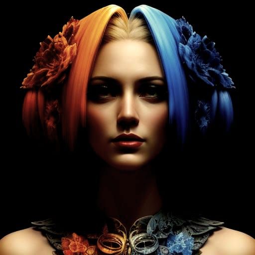 Surreal Glamorous Psychedelic Masterpiece in 8k