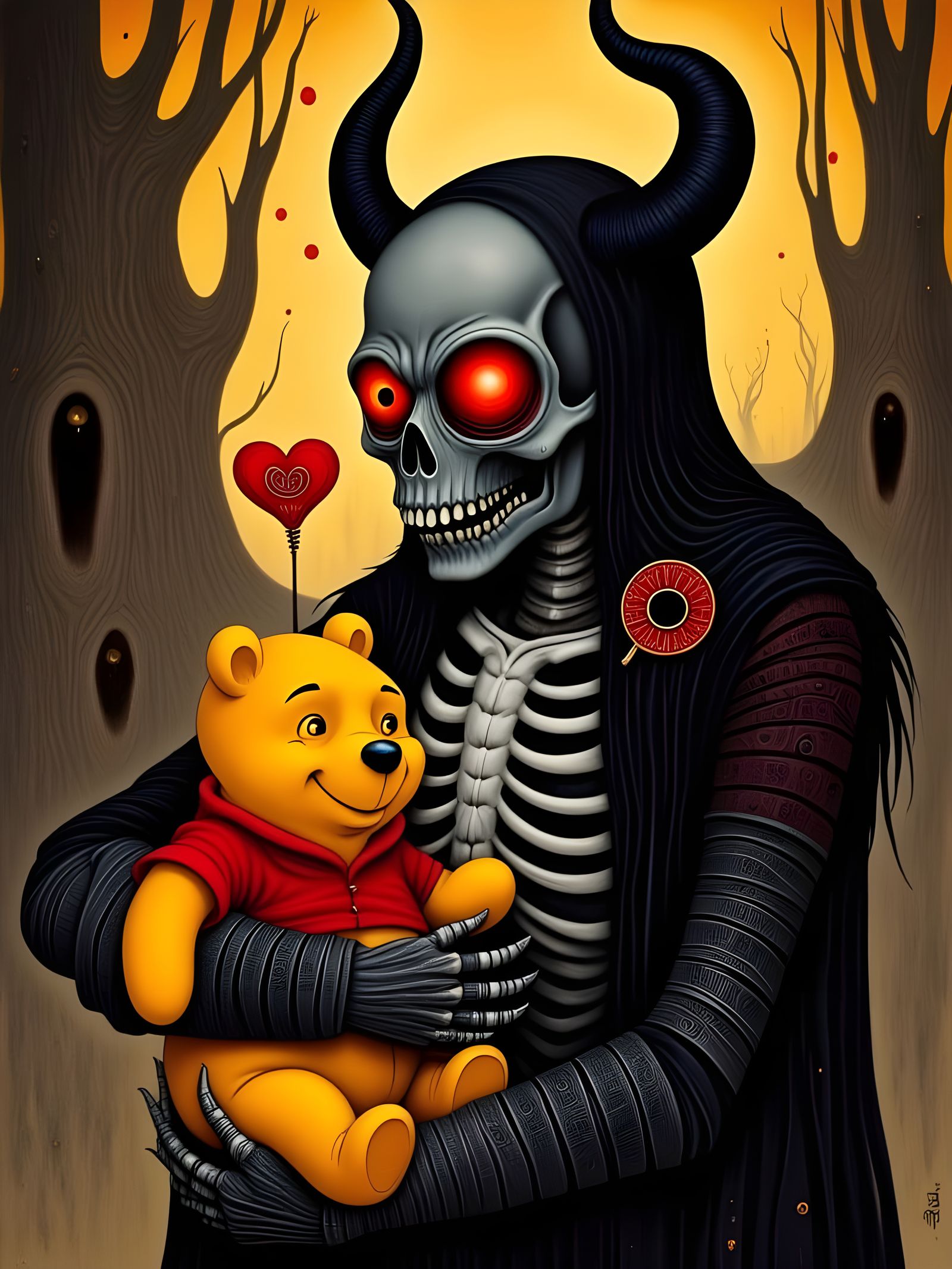 Pooh brings peace and love to everyone.