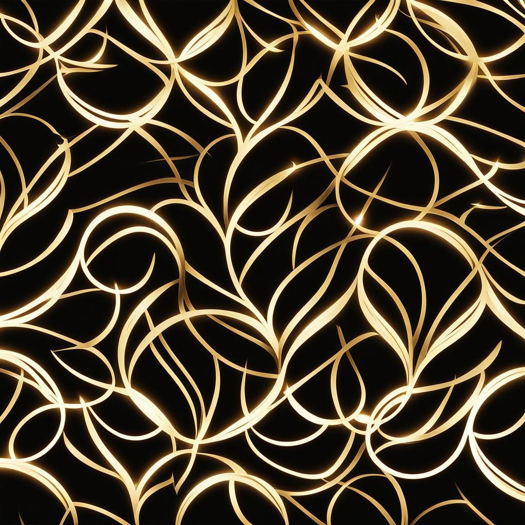 Abstract Wallpaper with Dynamic Light Effects