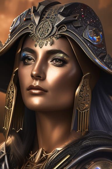 Dragon Astronaut in Fire Magic: Pencil Sketch