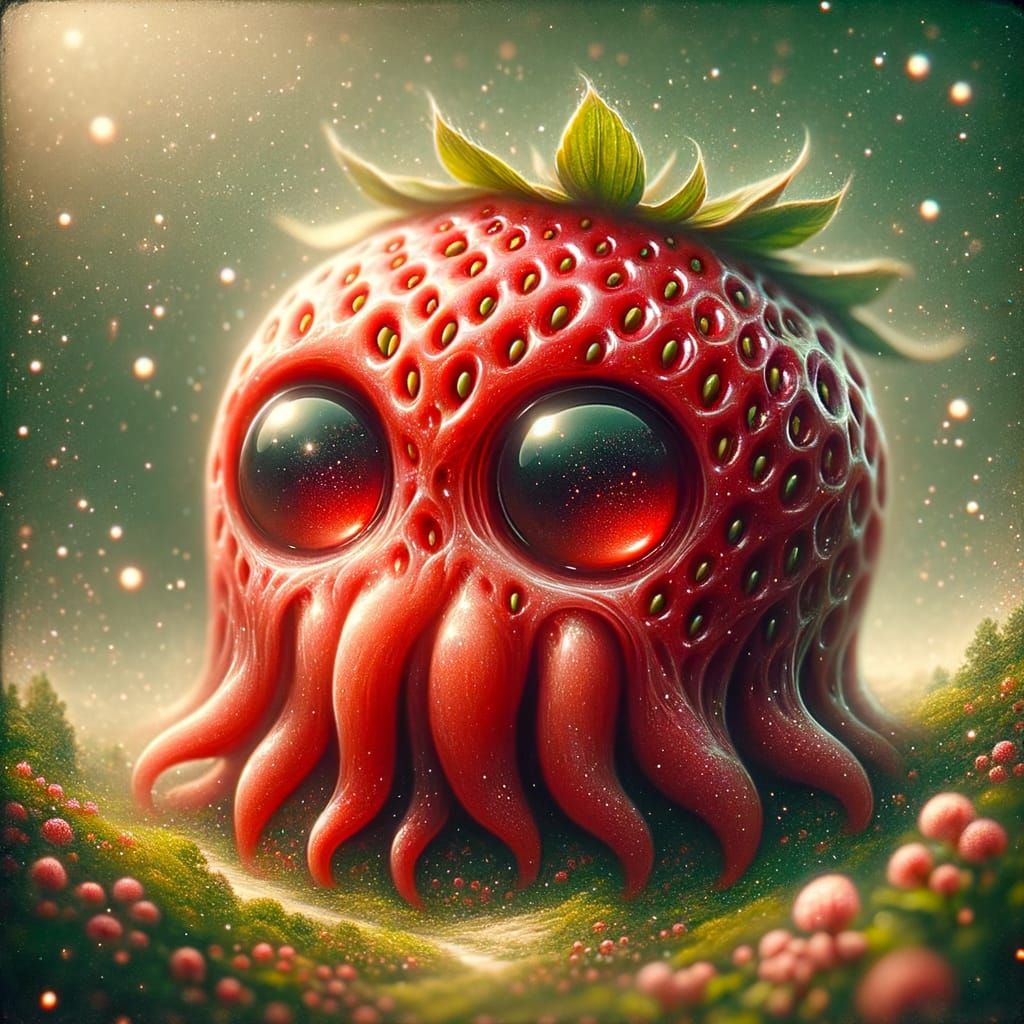 Strawberry Cthulhu hybrid