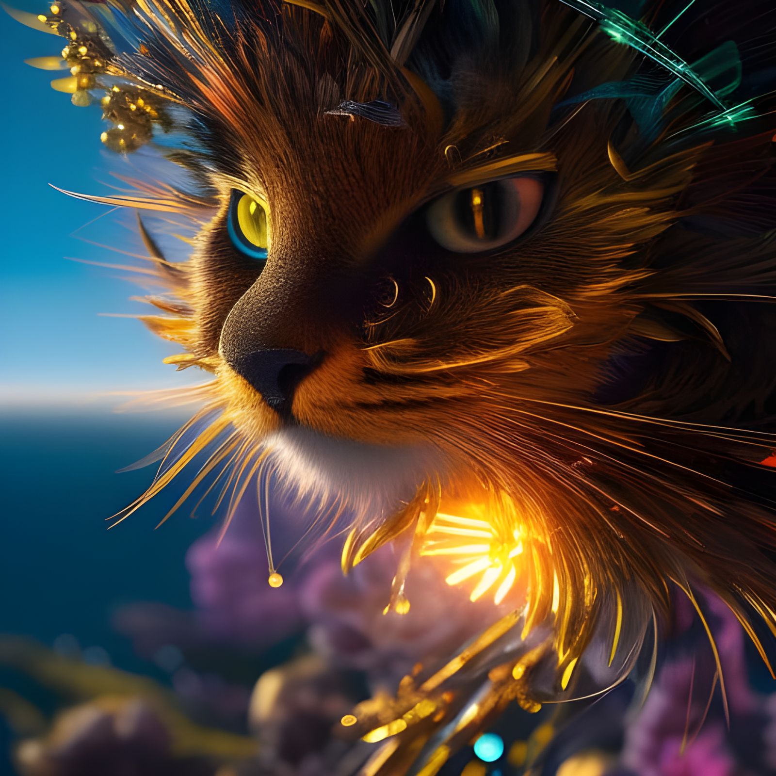 Diamond Dust Easter Egg in Art Deco Style