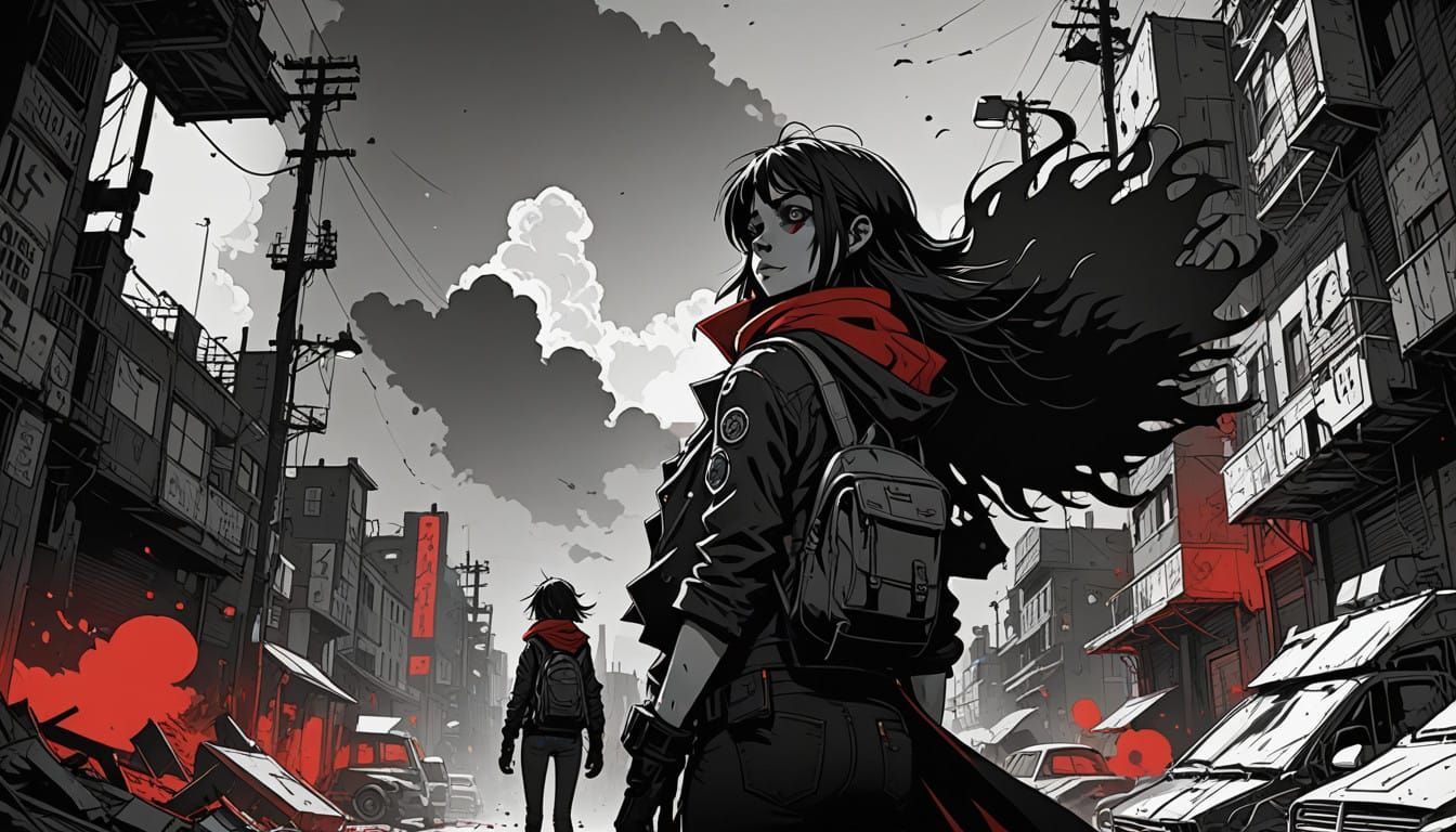 Cyberpunk Girl Emerges from Dark Beginnings in a Jamie Hewle...