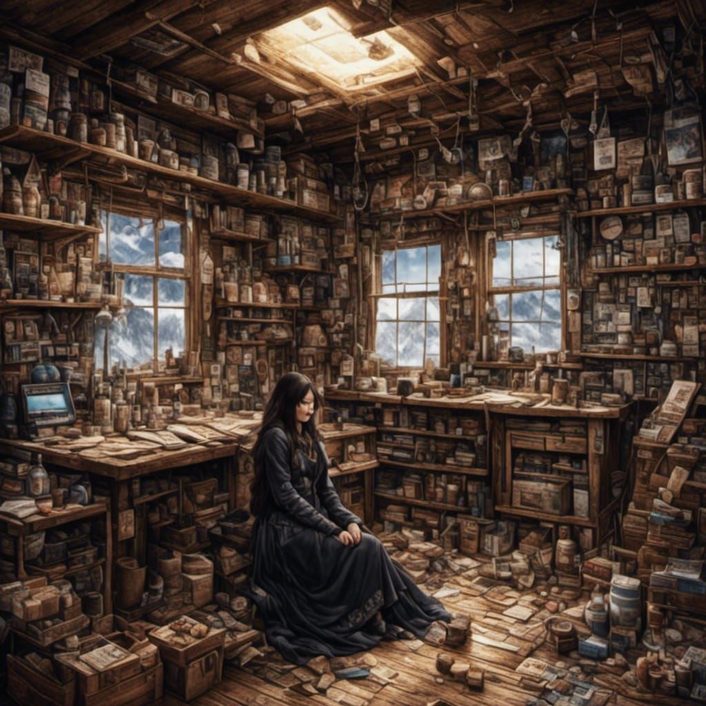 Hyperreal Image of Pure Sadness