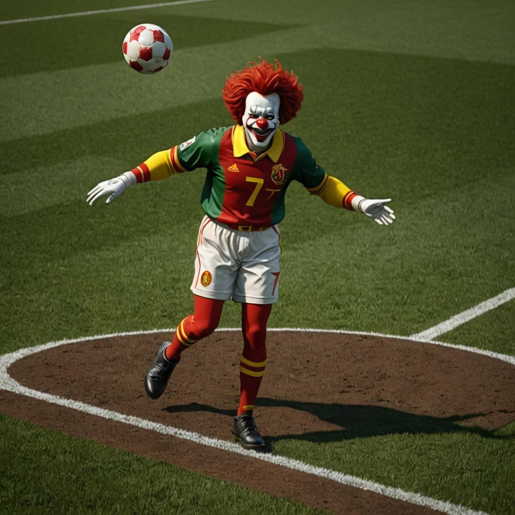 Ronaldiano McDonaldo playing for Portugal