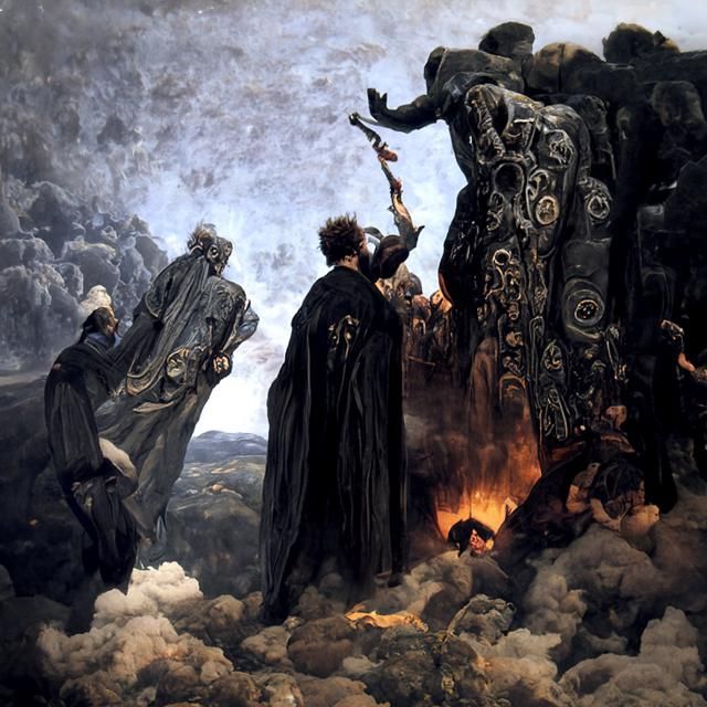 Elijah's Fiery Triumph: Renaissance Painting