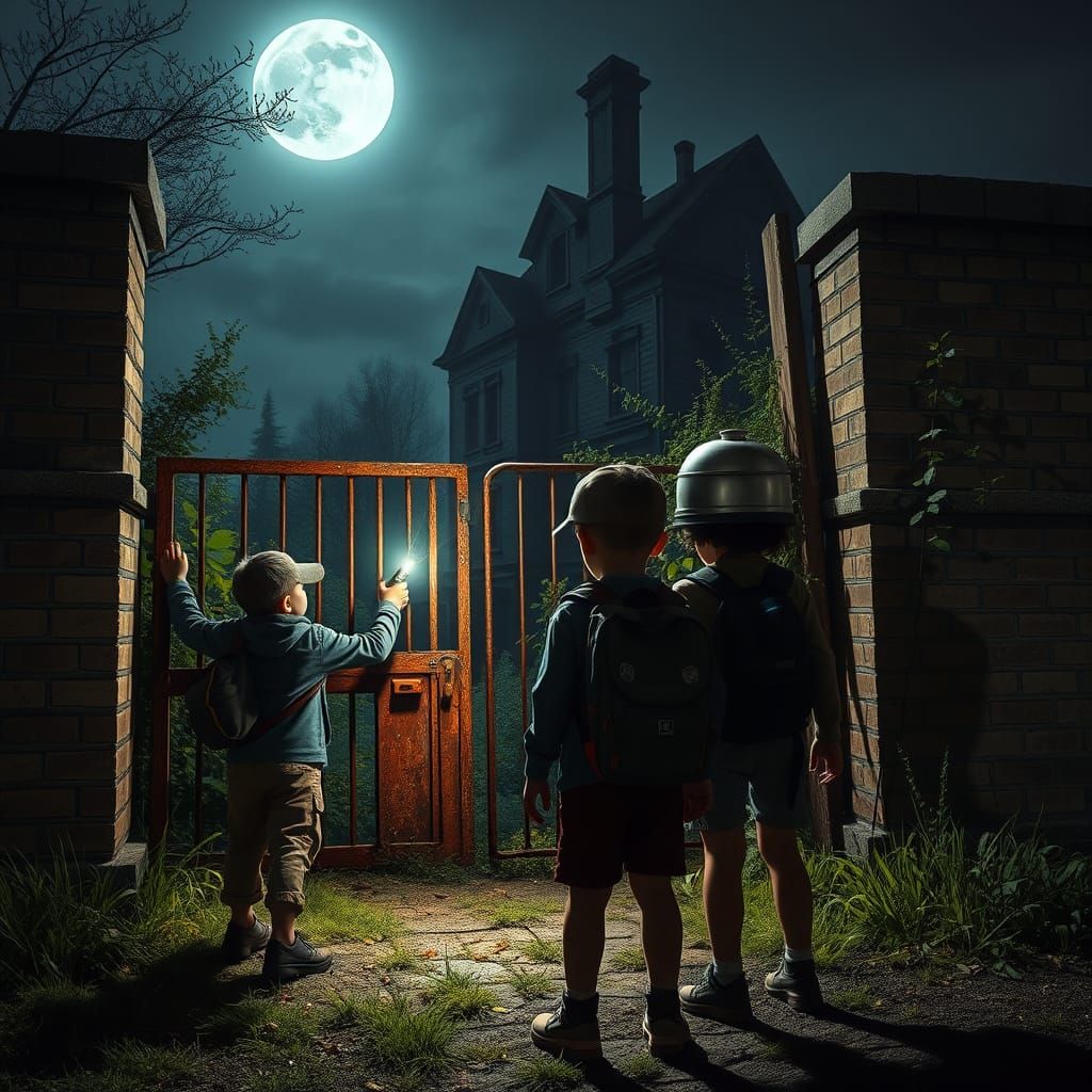 Children Discover Abandoned House in Overgrown Garden