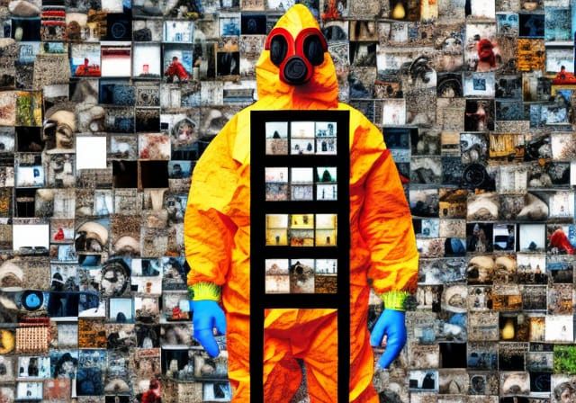 Hazmat Collage by Stefan Gierowski Style