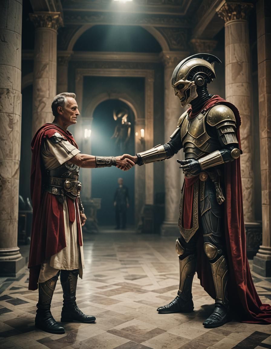 Caesar Meeting An Alien For The First Time