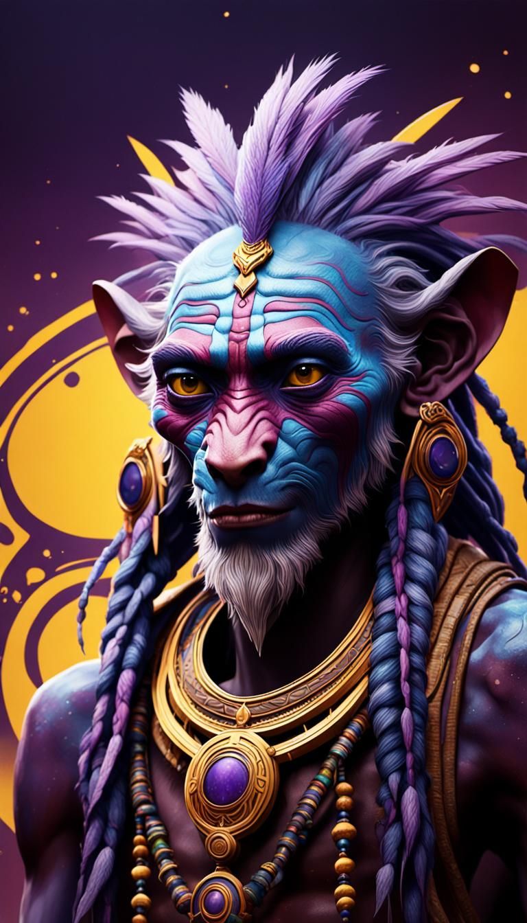 Rafiki Dark Fantasy Concept Art in 8K