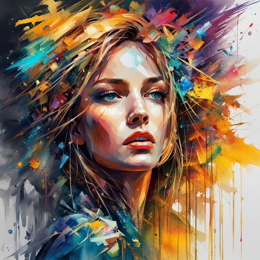 pretty young woman portrait