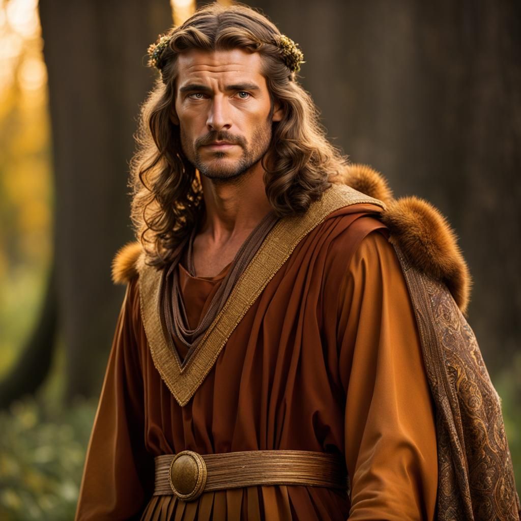 Portrait of a Tawny Man with Golden Eyes