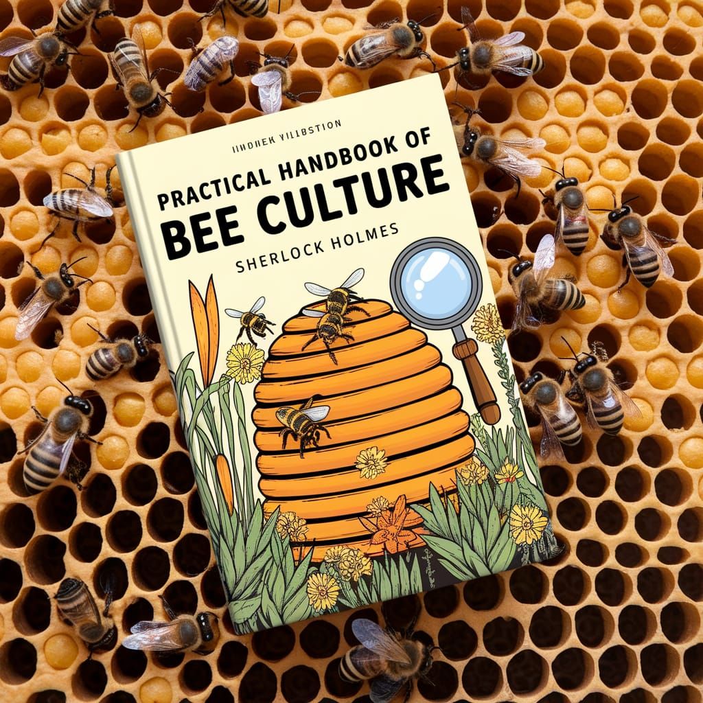 Sherlock Holmes Investigates Bee Culture in Vibrant Colorful...