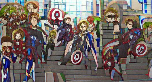 The Avengers Reimagined in Anime Style