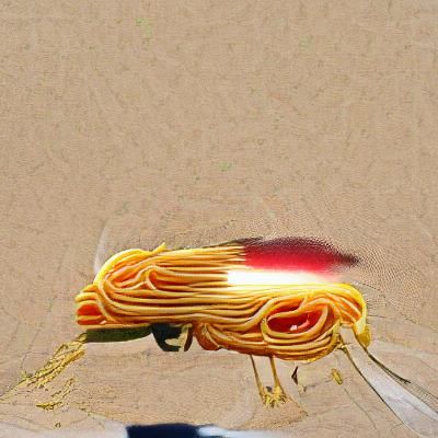 AI-Generated Image of Spaghetti