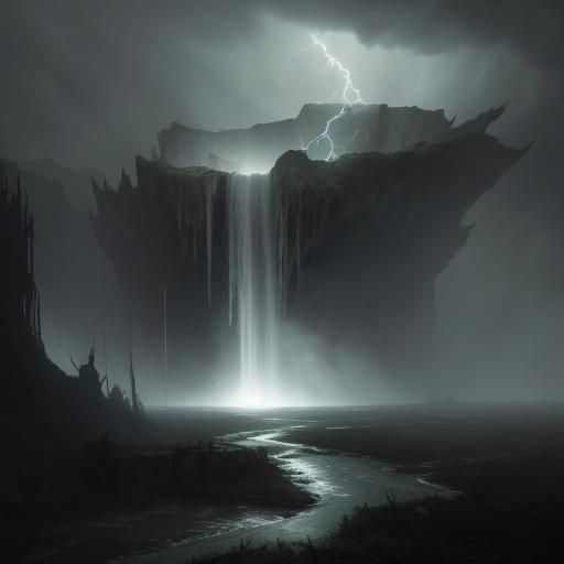 Dramatic Sinkhole Swallows Path in Torrential Rain