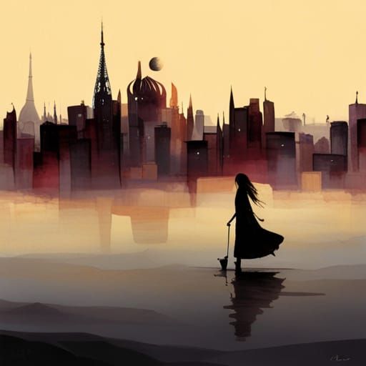 Ethereal Falsehood: A Digital Art Masterpiece