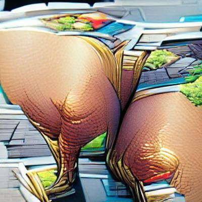 Marvel Comic Style Female Character Illustration