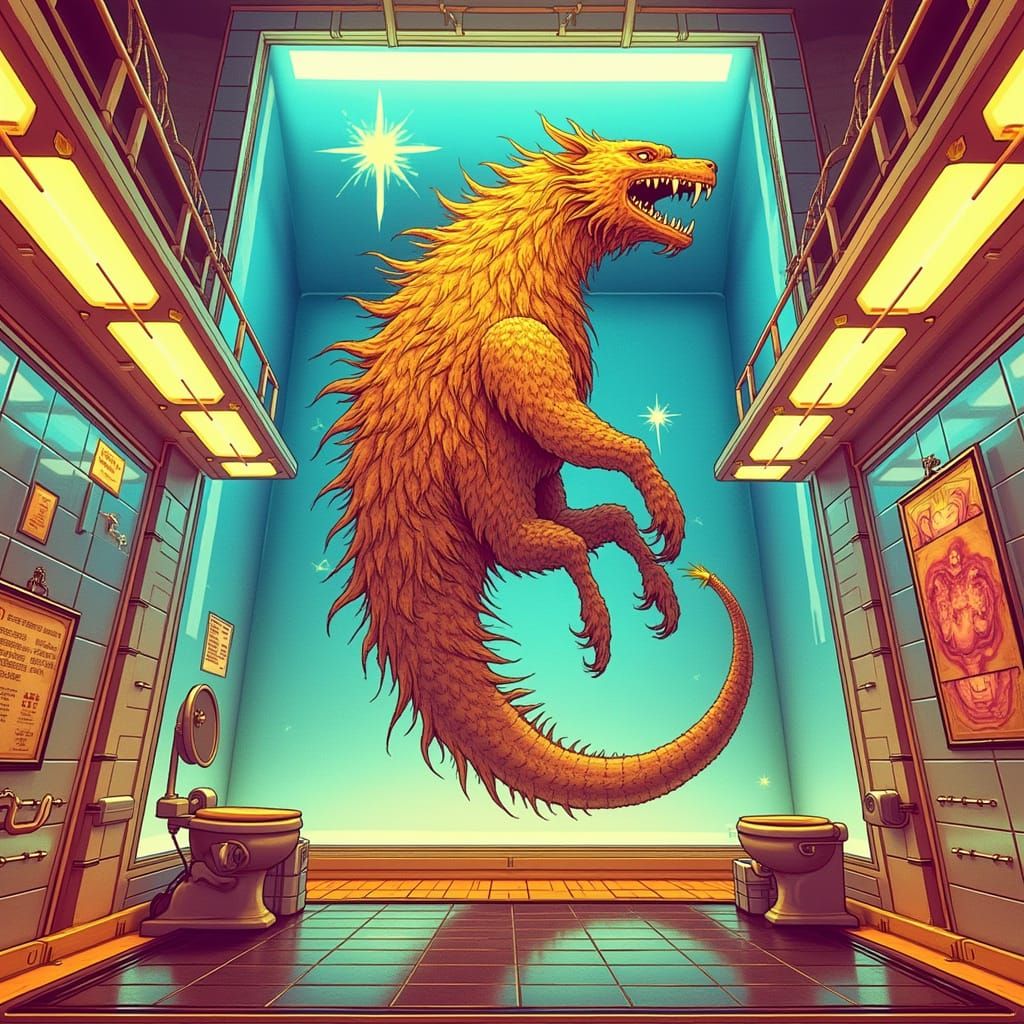 Something just teleported into the Bathroom