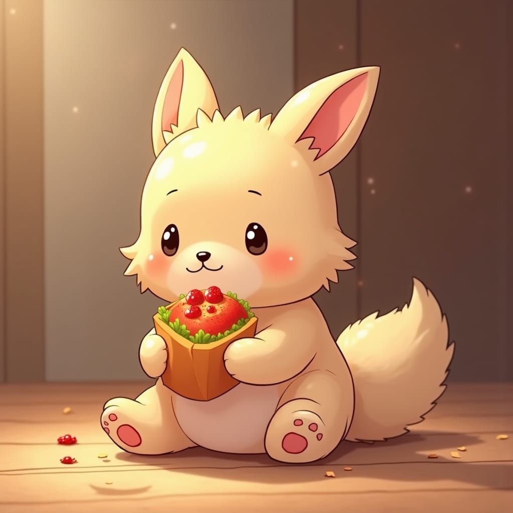 Charming Animated Animal in Fairy Tale Style