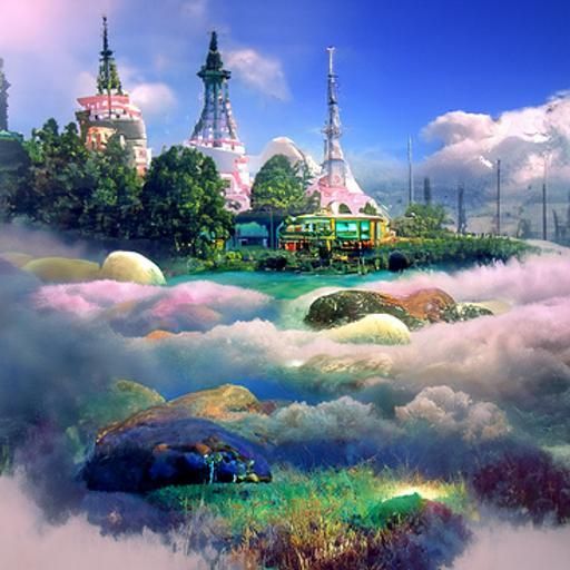 Dreamland: Retrofuturistic Tonalism in Photorealistic Style