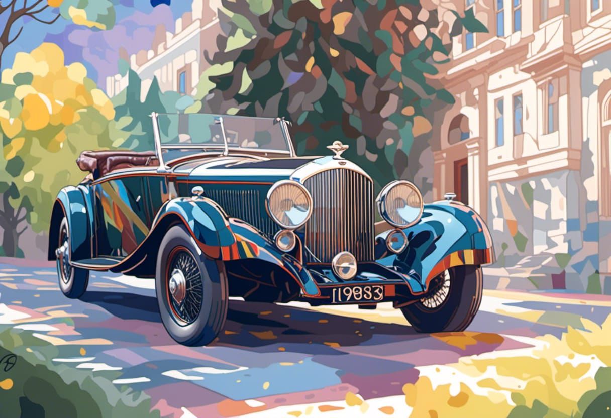 Crowley's Bentley: A Detailed Matte Painting