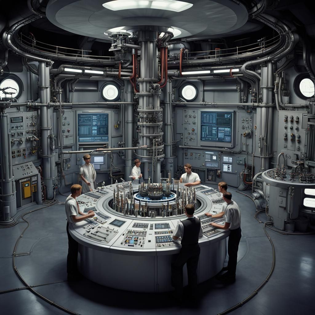 nuclear reactor, control panel