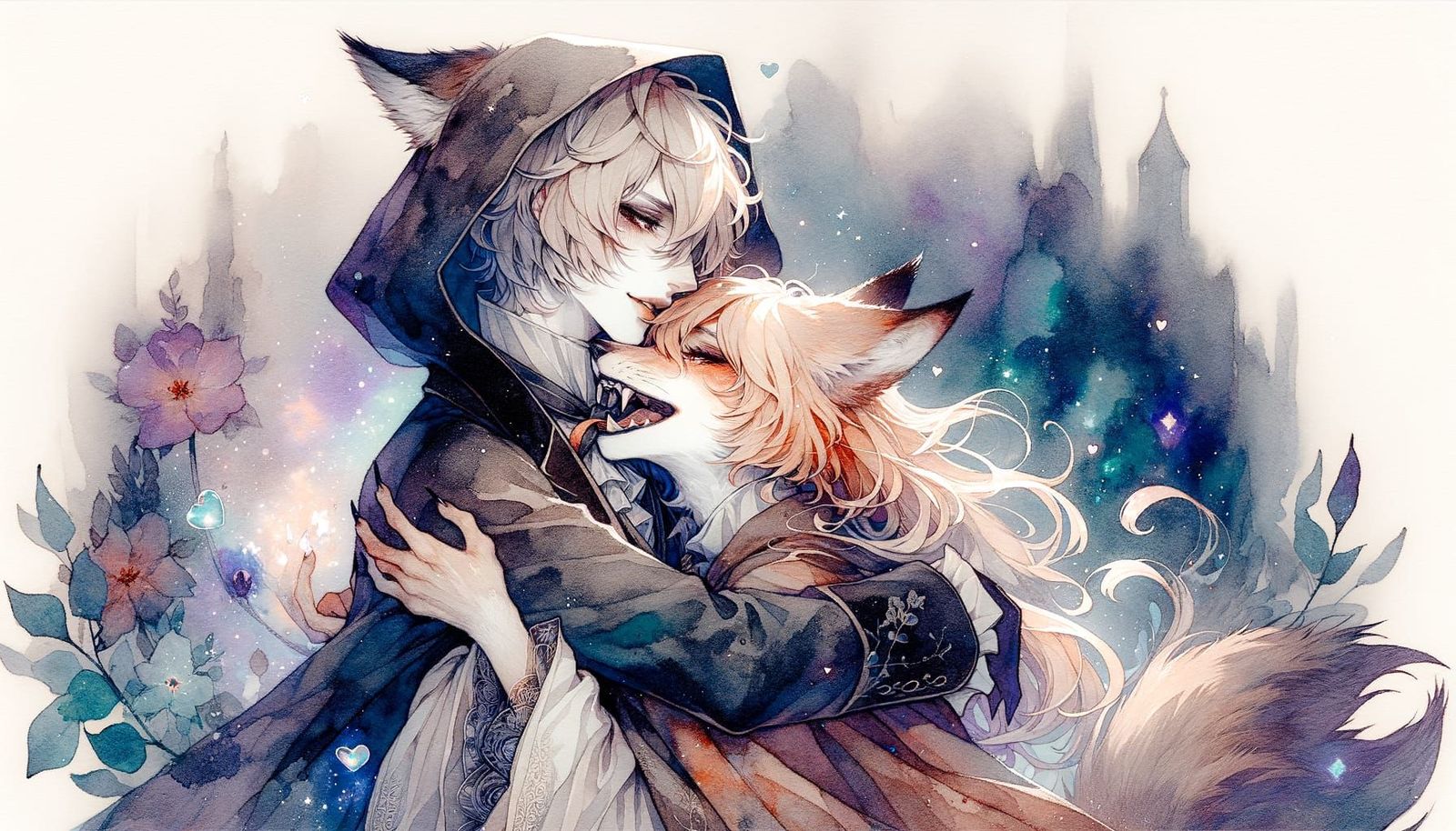 Whispered Romance in Soft Watercolour