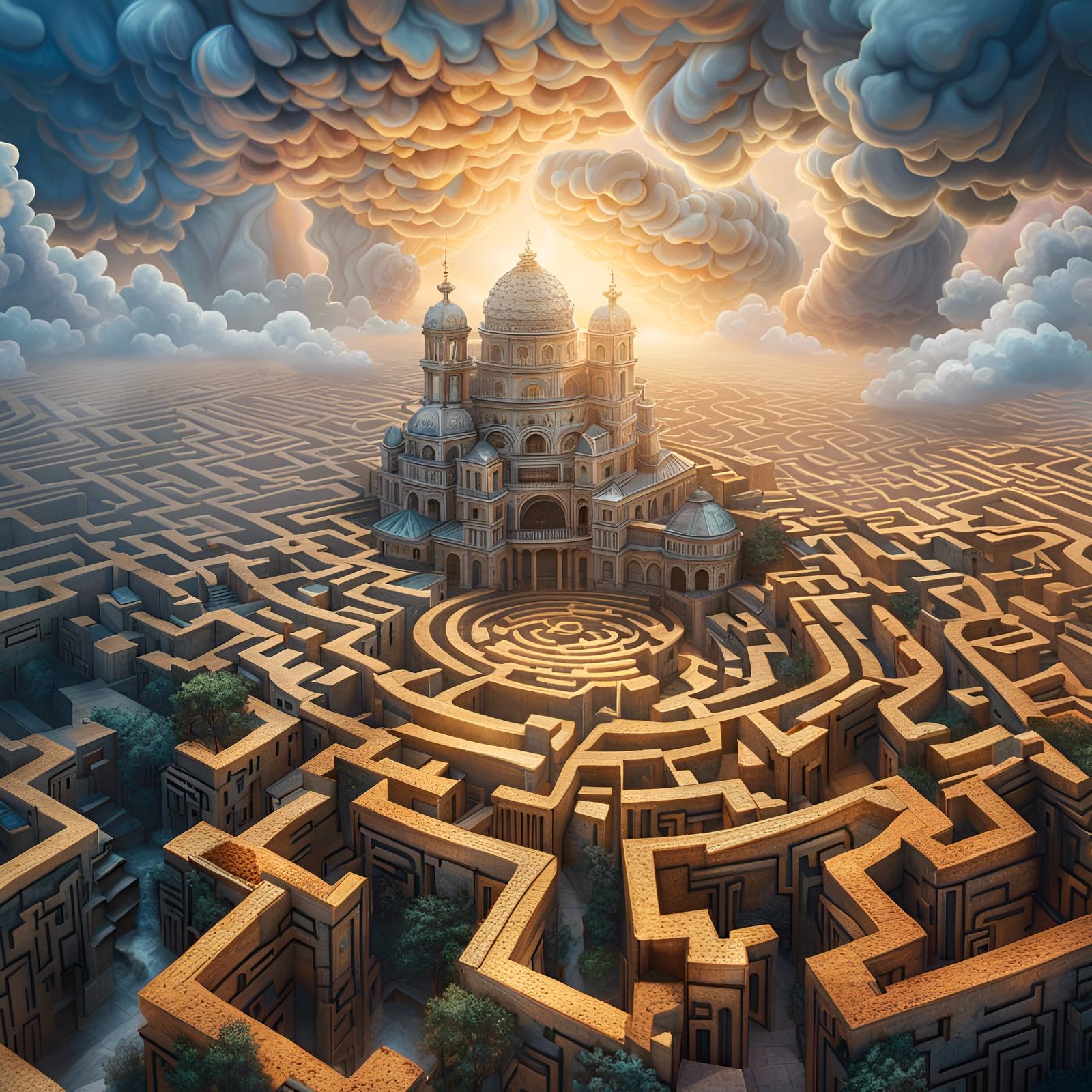 Forbidden Castle, no way in through the Maze