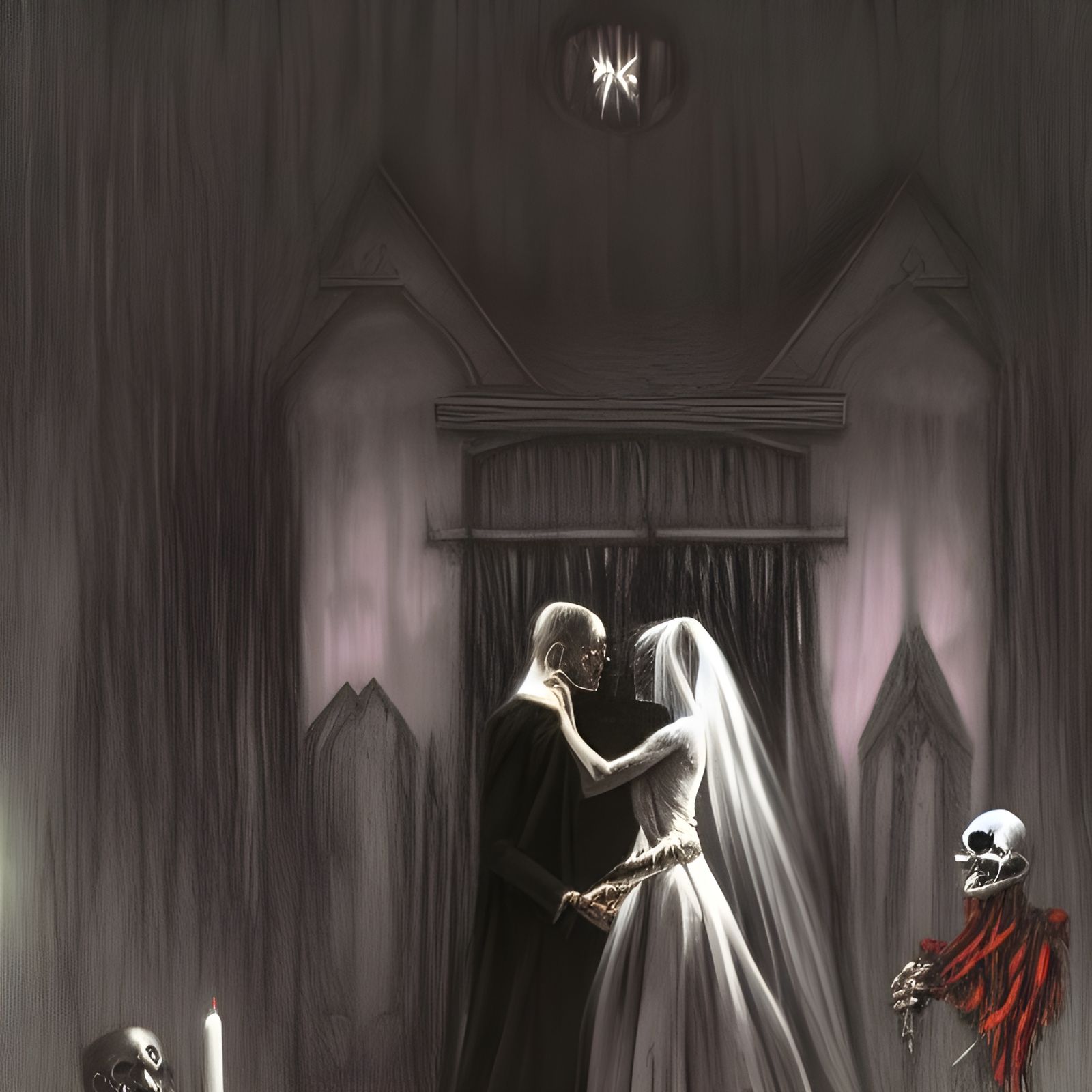 Horror Wedding by Friedrich, Frazetta, Gammel