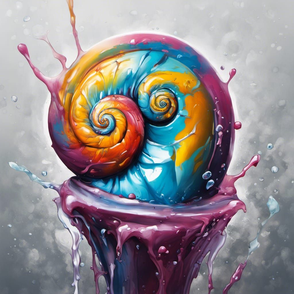 water droplet, croatian cave snail