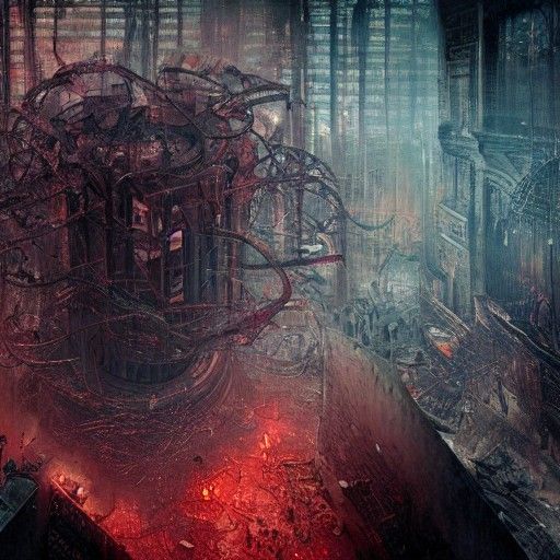 Sinister Art Deco Entanglement in 3D