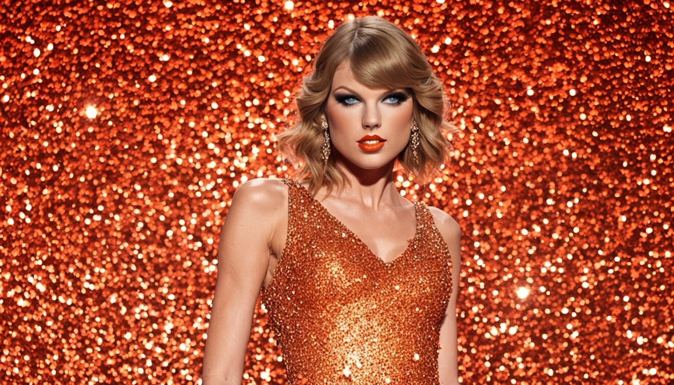 Taylor Swift as Glittering Showgirl