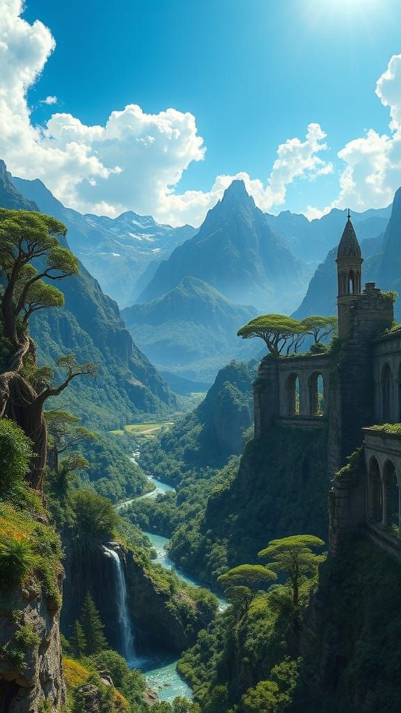 Ethereal Wilderness Reclaims Forgotten Ruins