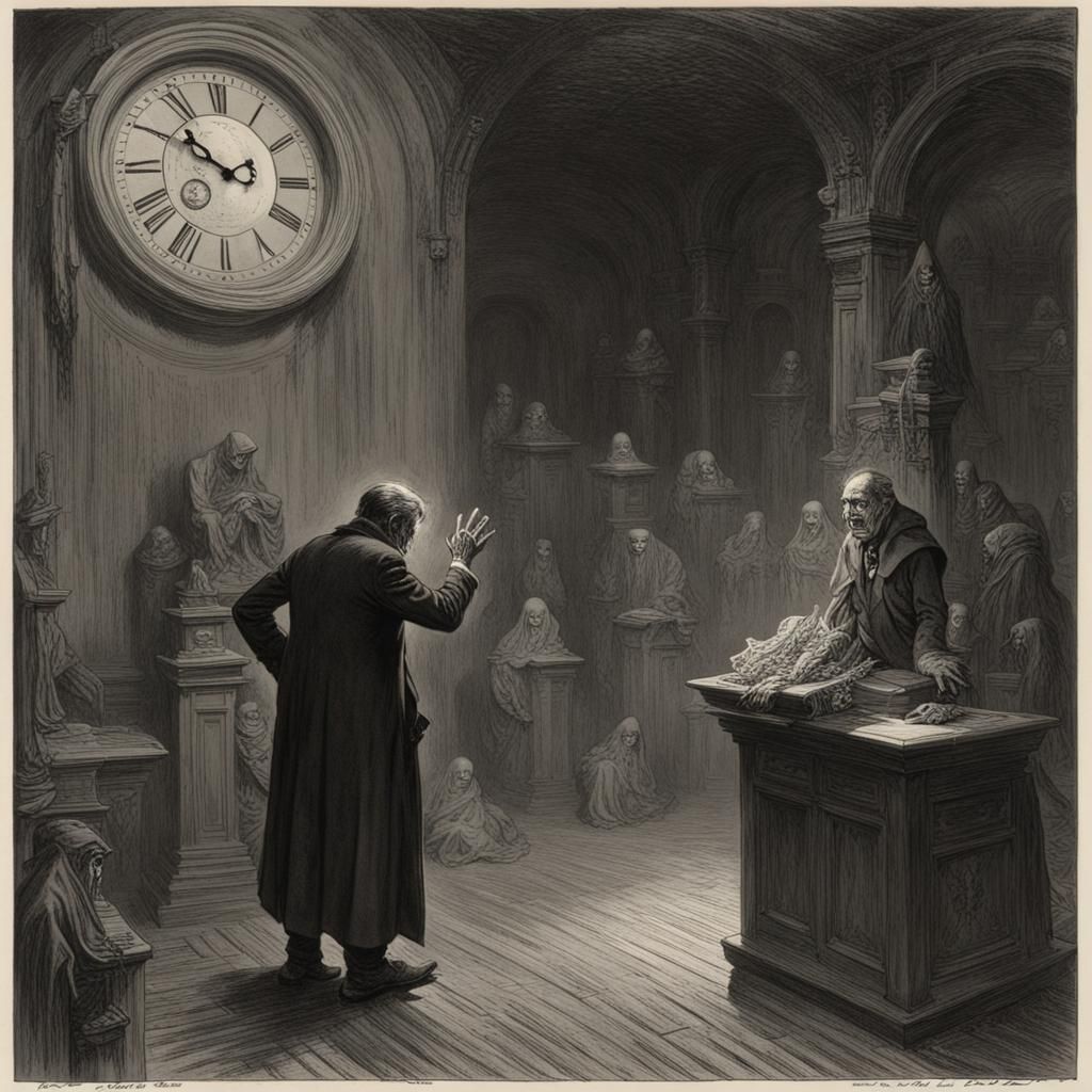 Horror Time Broker in Doré Style